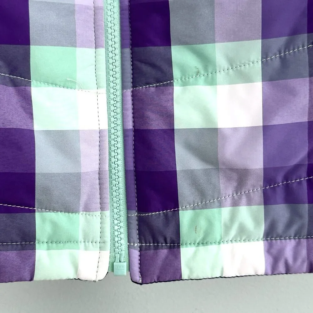 The North Face purple gorpcore puffer